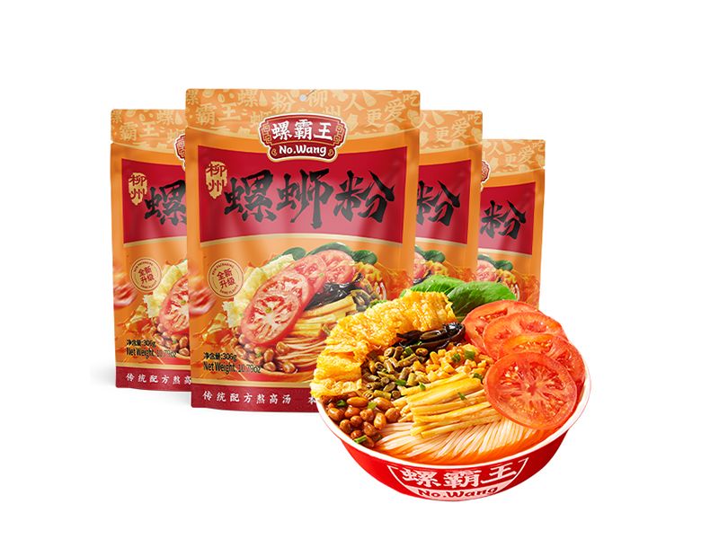 Tomato Flavored Liuzhou Luosi Rice Vermicelli Delicious Instant River Snails Rice Noodle