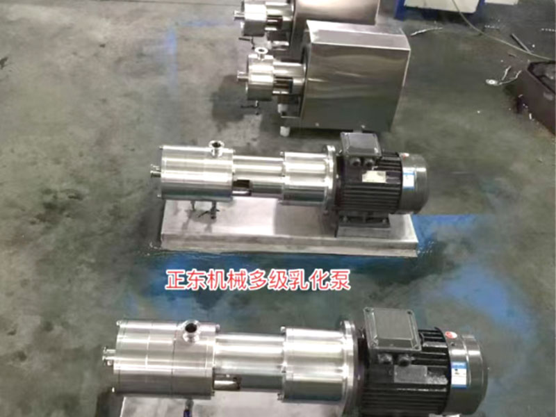 Multi-Stage Homogenizing Pump