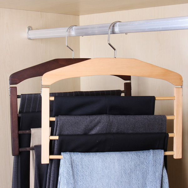 Unique Ways to Use Wooden Hangers