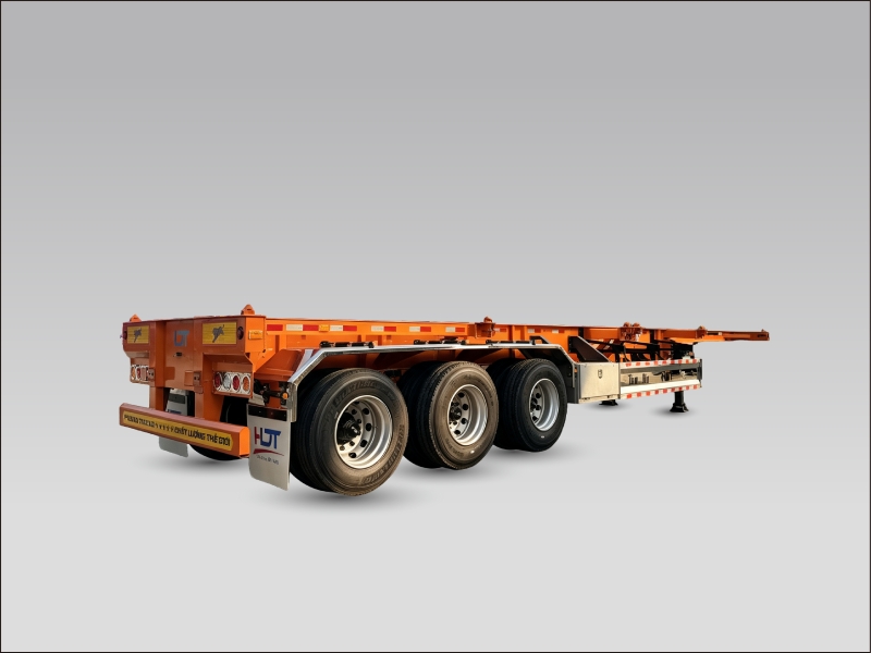YUNHU 40Feet 3-Axle Container Transport Semi-Trailer