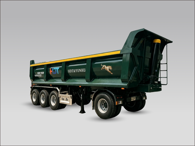 YUNHU 9.6T Dump  Semi-Trailer