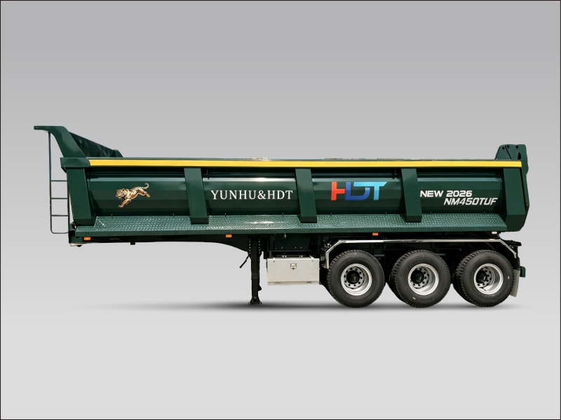 YUNHU 8.7T Dump  Semi-Trailer