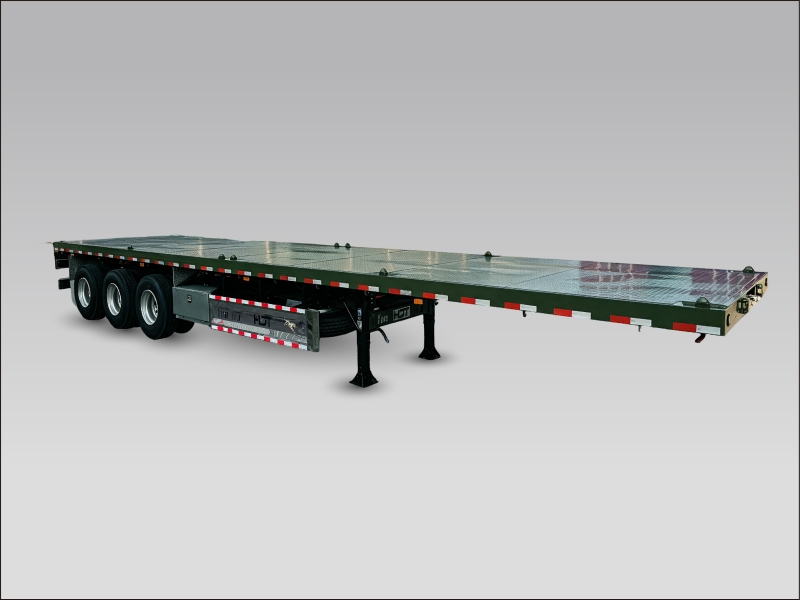 YUNHU 45Feet Flatbed Semi-Trailer