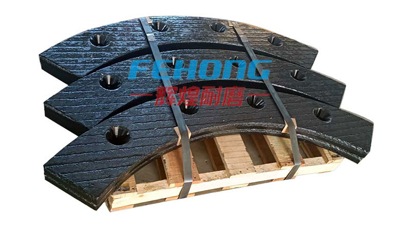 20 on 20 bimetallic liners applied in mining