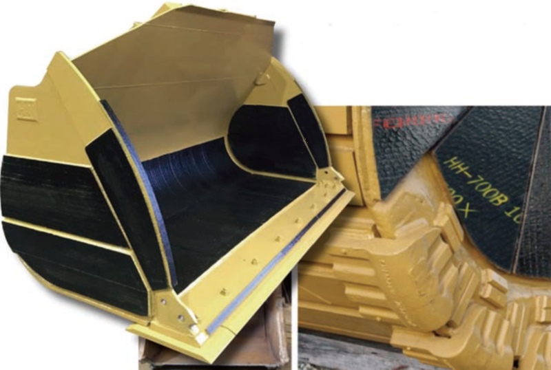 20 on 20 bimetallic liners applied in mining