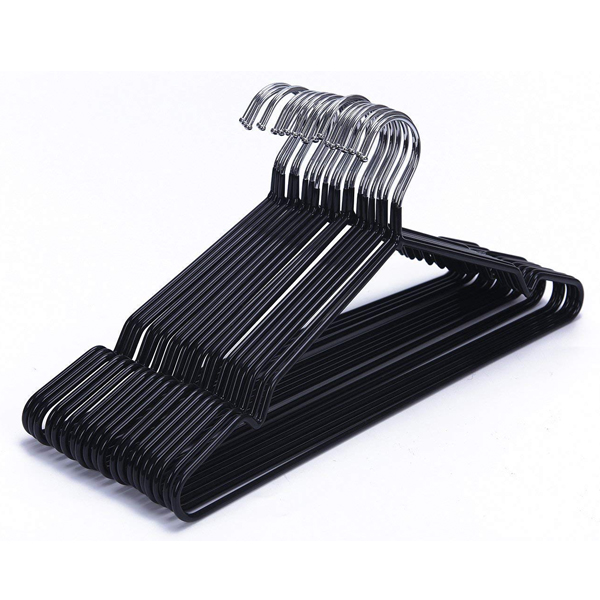 Metal Hanger 16” Coat Hangers 5G Extra Thick Wire with Anti-Slip Rubber Coating