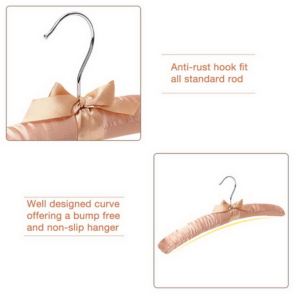 JS HANGER Sweater/Coat/Suit/Hangers with Soft Padded Foam