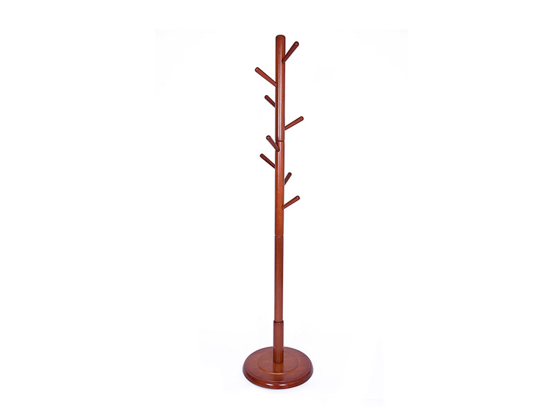 Home Traditional Wooden Coat Rack Coat Tree Hat Hanger