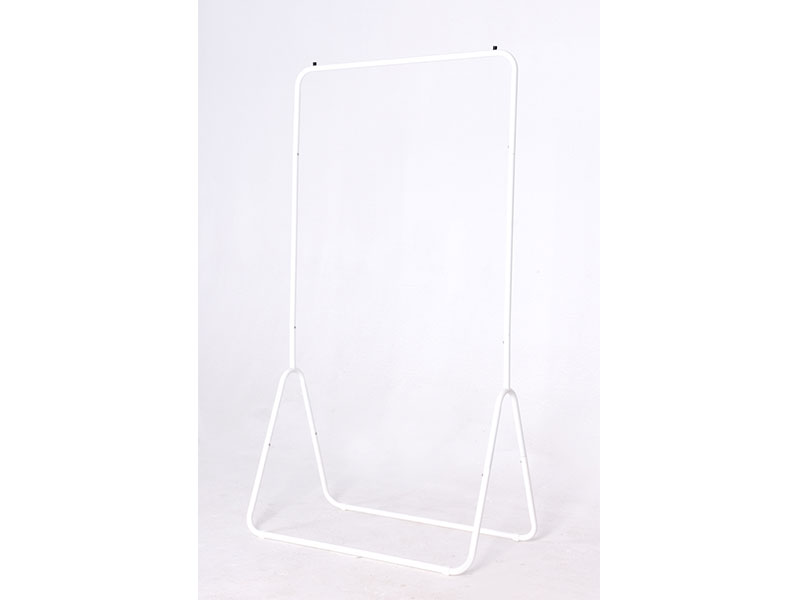 Powder-coated White Finish Garment Rack