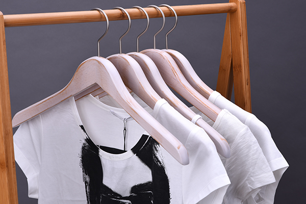 JS HANGER Natural Wood Coat Hanger