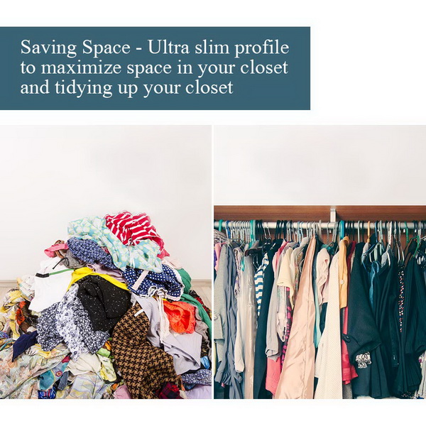 JS HANGER Space-Saving Metal Coat Hanger