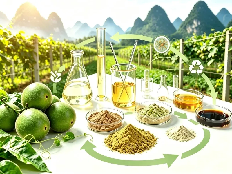 Monk fruit cultivation in Guilin's pristine mountains